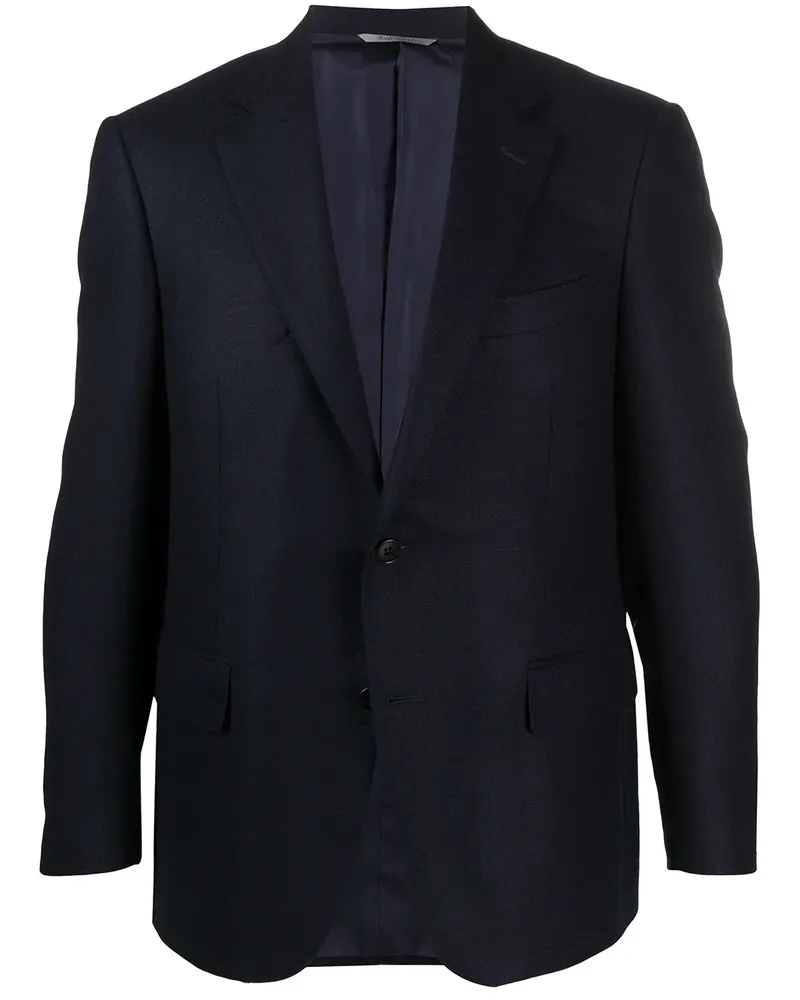 Canali Einreihiges Sakko - Blau Blau