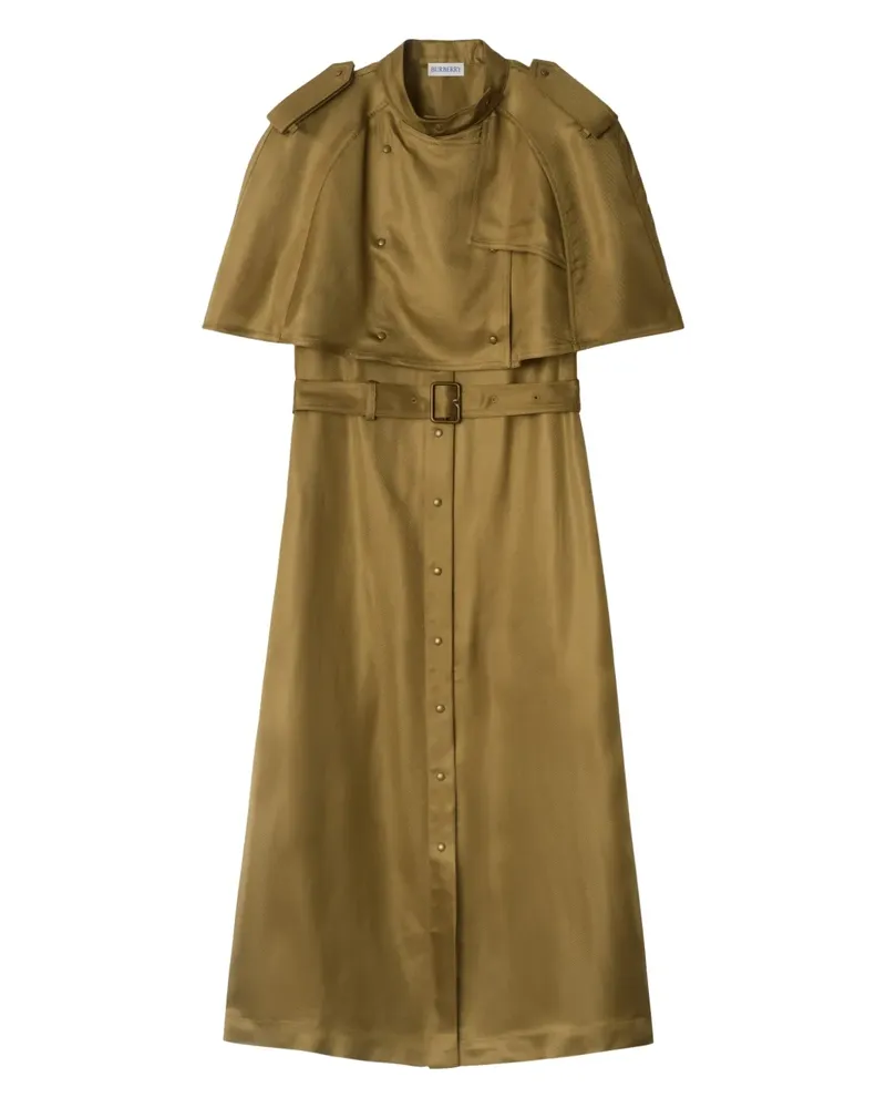Burberry Midikleid im Trenchcoat-Stil - Grün Grün
