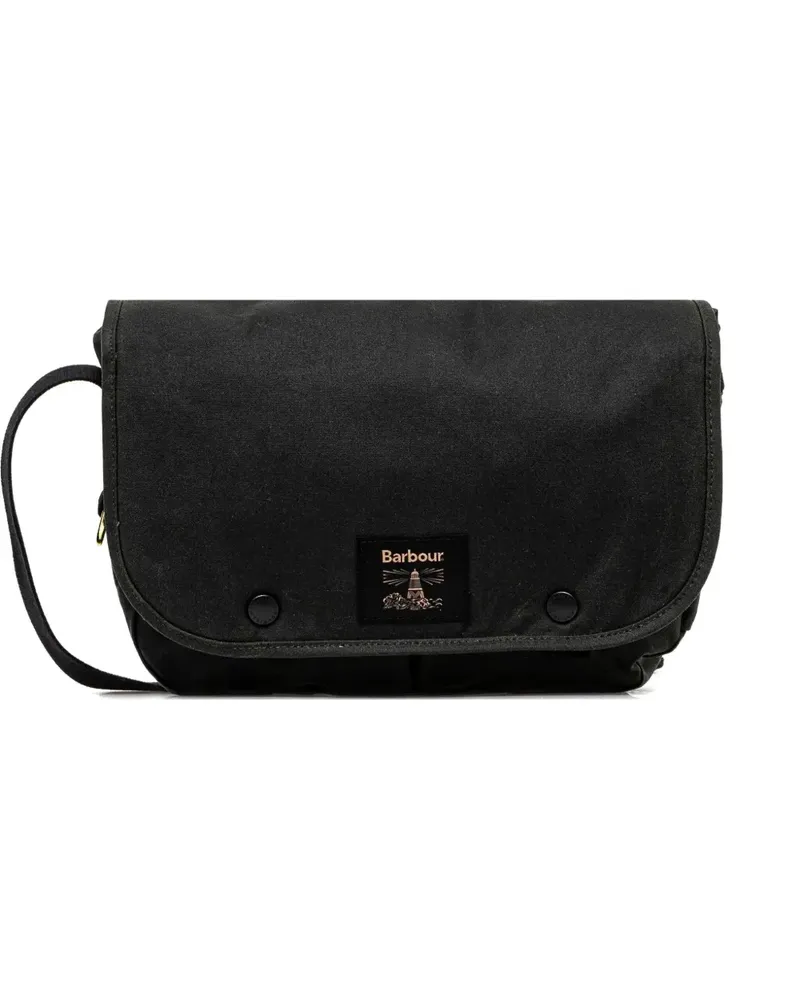 Barbour logo-patch messenger bag - Grün Grün