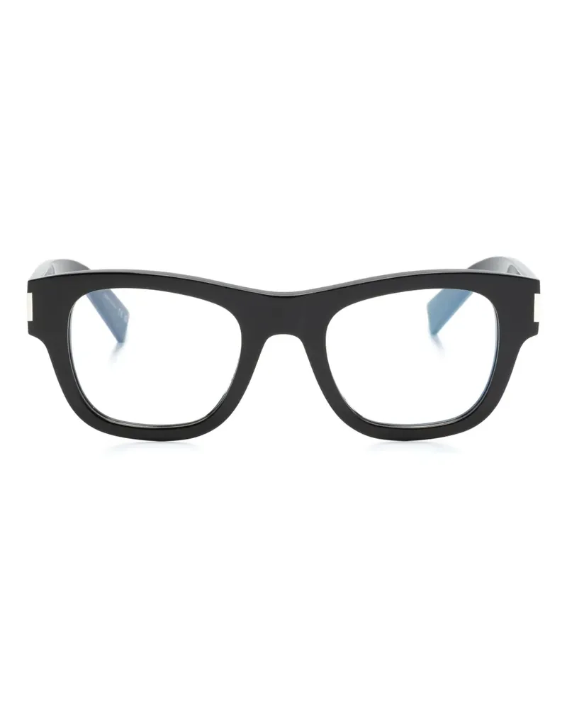 Saint Laurent SL698 Brille mit breitem Gestell - Schwarz Schwarz