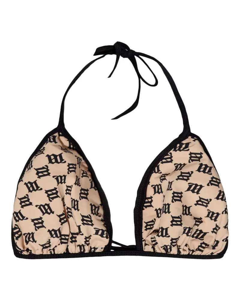 MISBHV Bikinioberteil mit Monogramm - Nude Nude