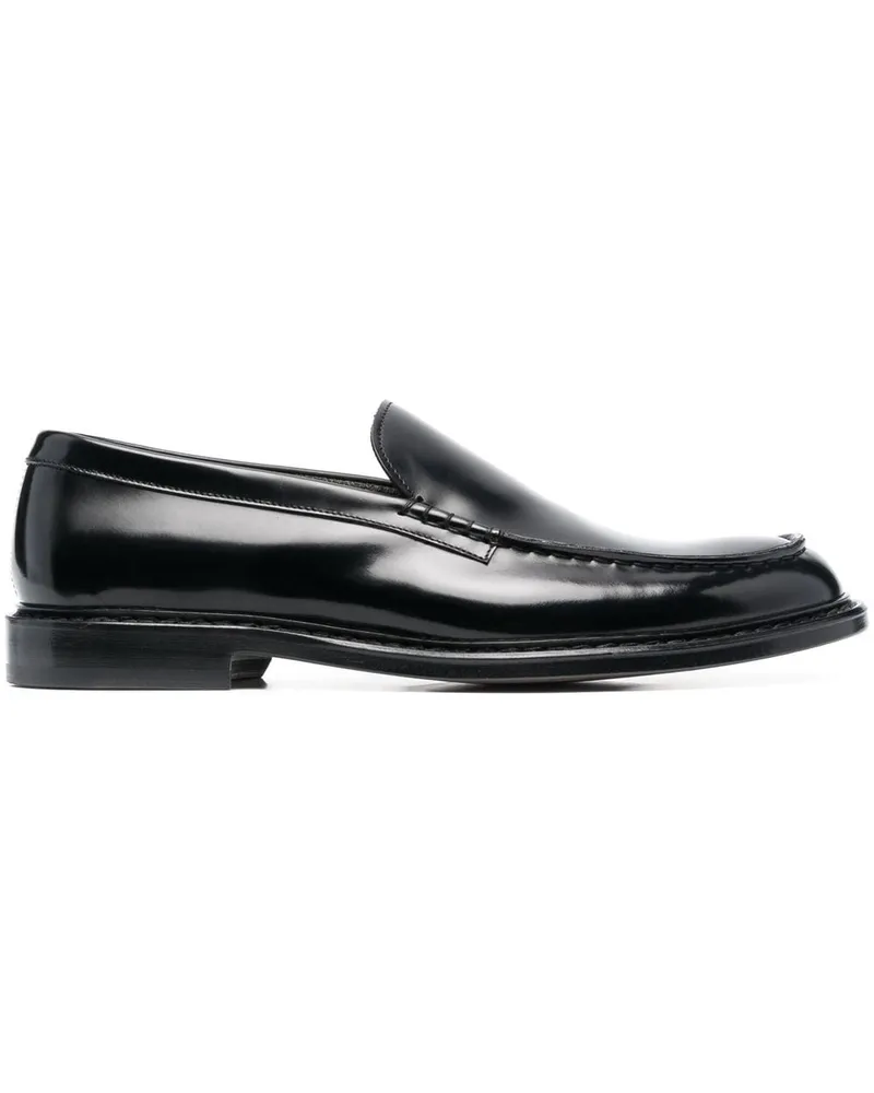 Doucal´s Loafer mit mandelförmiger Kappe - Schwarz Schwarz