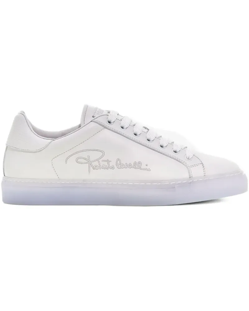 Roberto Cavalli Sneakers aus Leder - Weiß Weiß