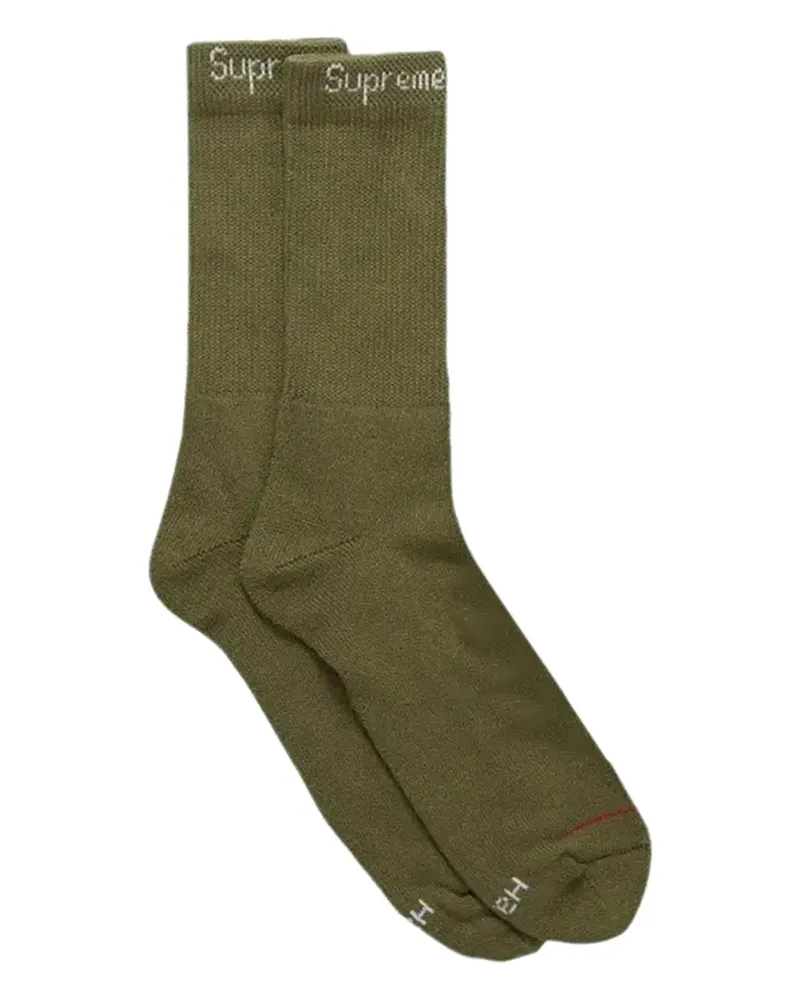 Supreme Being Socken mit Logo-Stickerei (4er-Set) - Grün Grün