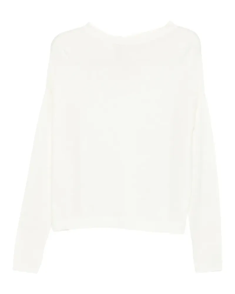 MA'RY'YA Pullover mit Schleife - Nude Nude