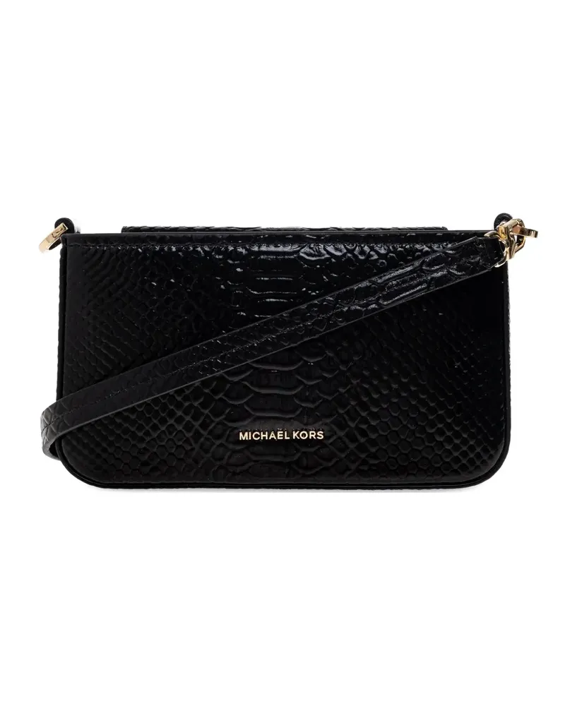 Michael Kors Kleine Umhängetasche aus Leder - Schwarz Schwarz