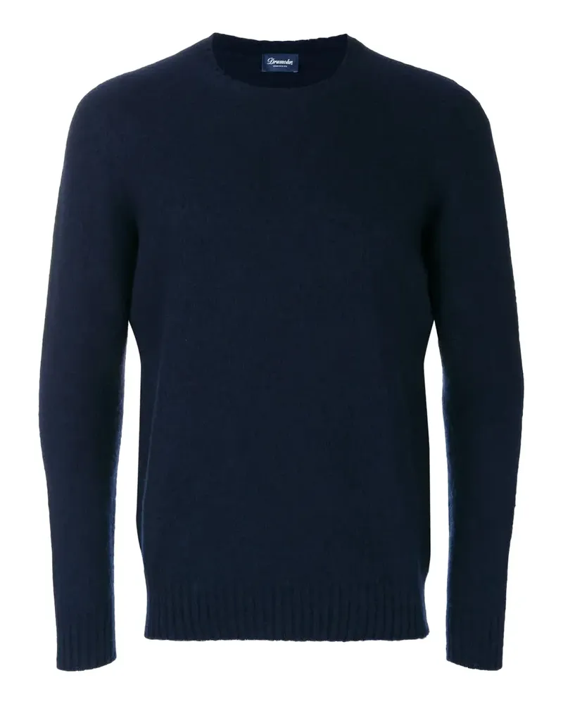 Drumohr  Pullover mit rundem Ausschnitt - Blau Blau