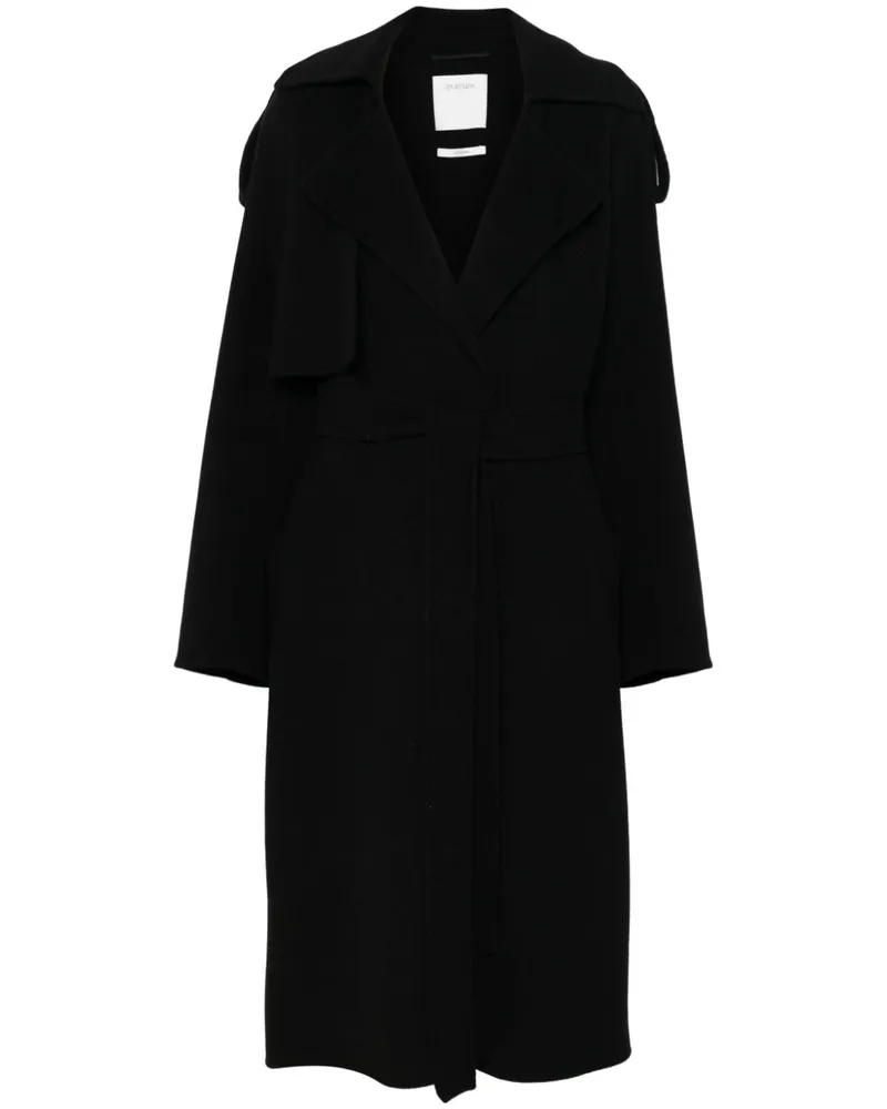 SPORTMAX Fiore Mantel - Schwarz Schwarz