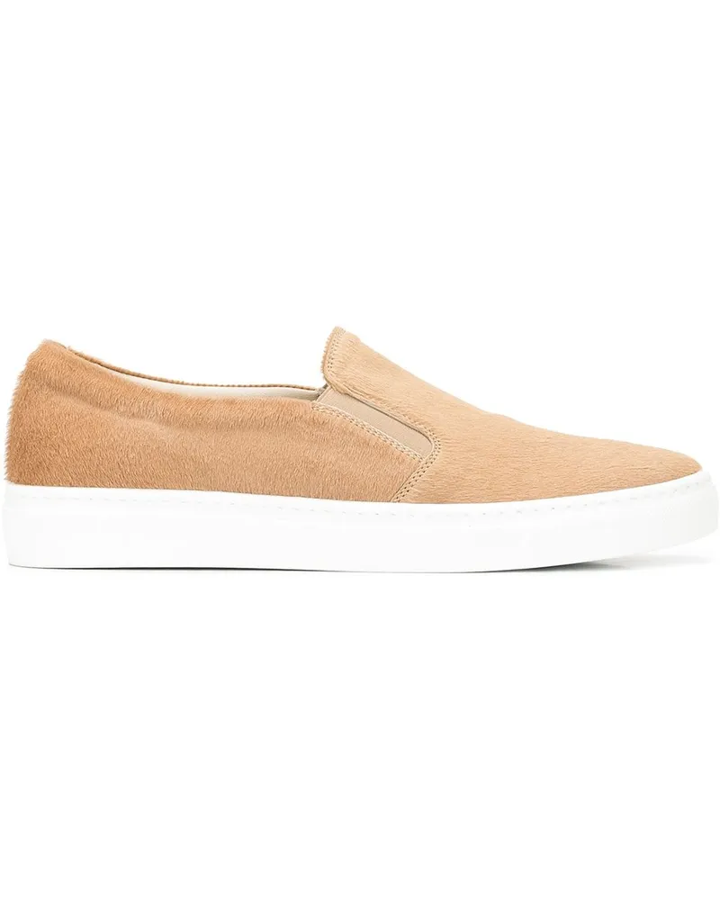 MADISON.MAISON Slip-On-Sneakers mit runder Kappe Braun