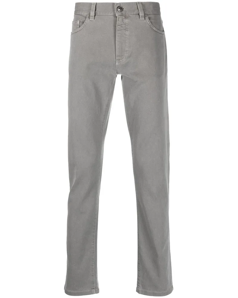 Ermenegildo Zegna Klassische Slim-Fit-Jeans - Grau Grau