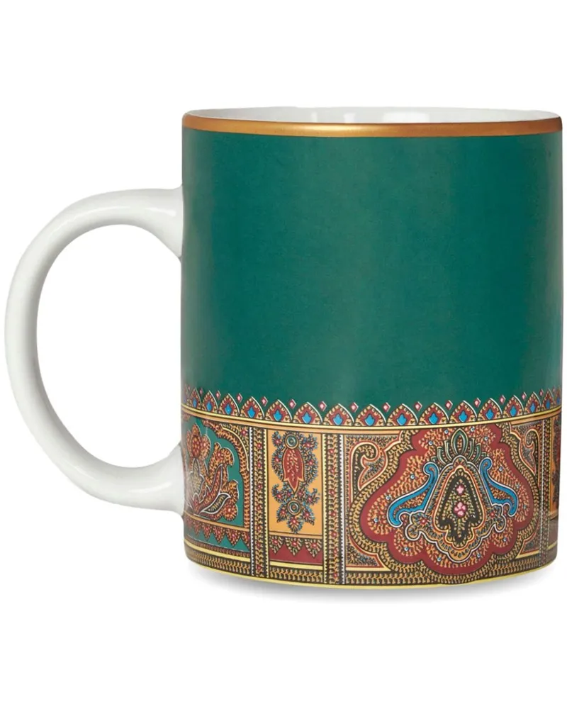 Etro Tasse aus Porzellan mit Paislesy-Print - Grün Grün