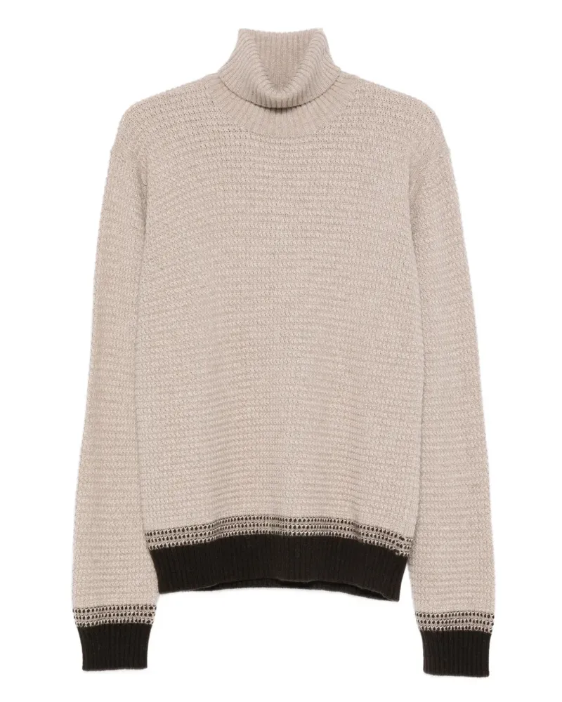 Ermenegildo Zegna Pullover mit Rollkragen - Braun Braun