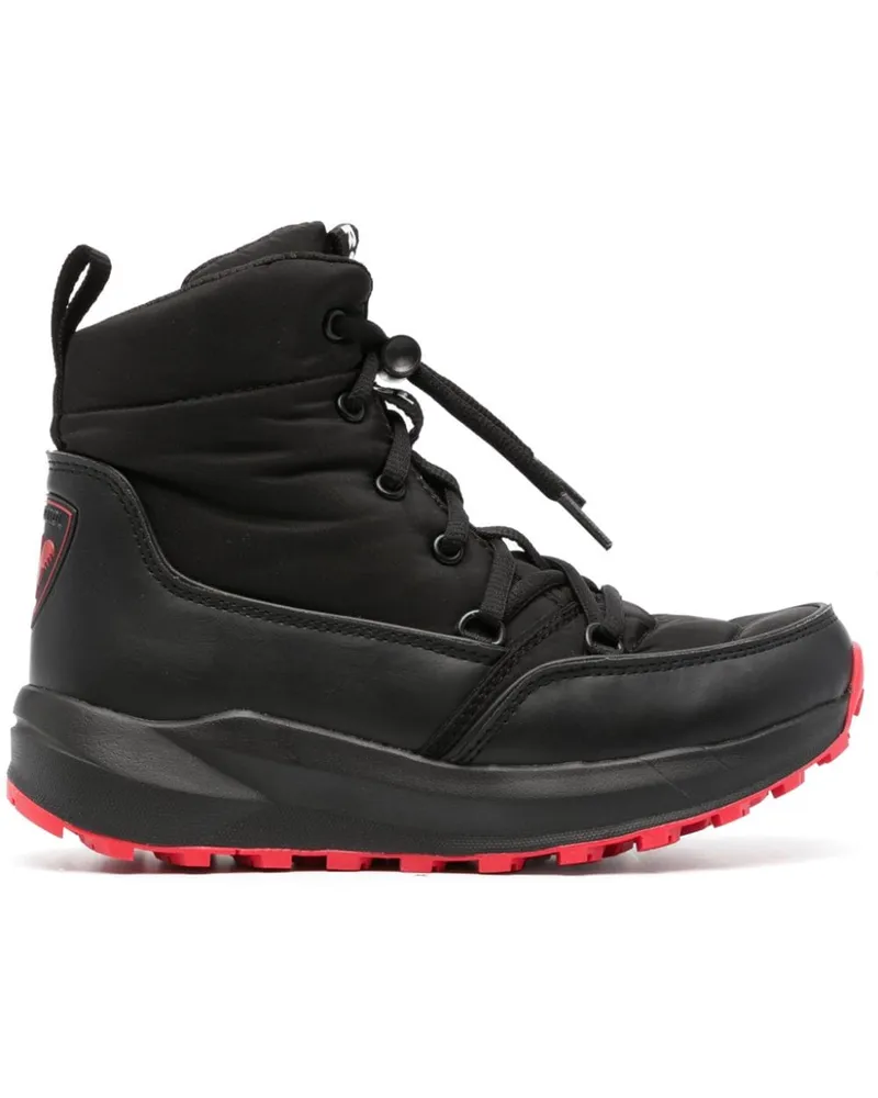 Rossignol Stiefel mit Logo-Patch - Schwarz Schwarz
