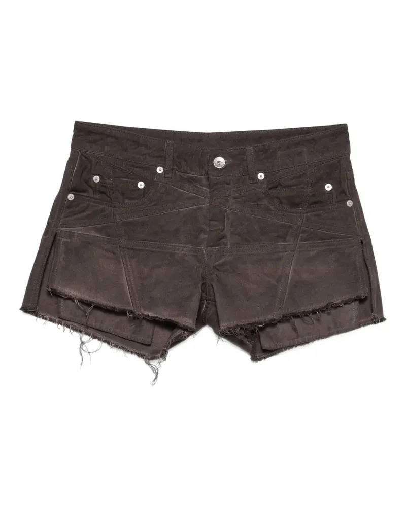 DRKSHDW by Rick Owens Shorts mit Kontrasteinsätzen - Braun Braun