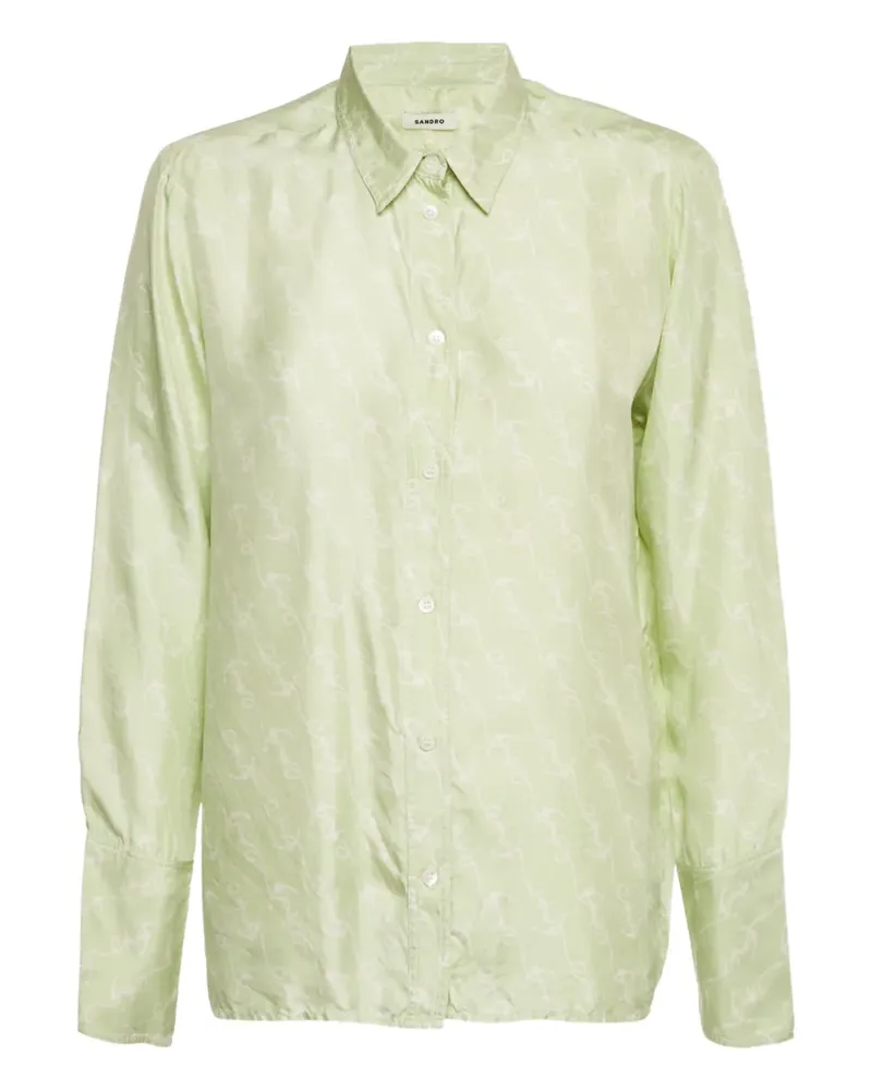 Sandro long-sleeves shirt - Grün Grün