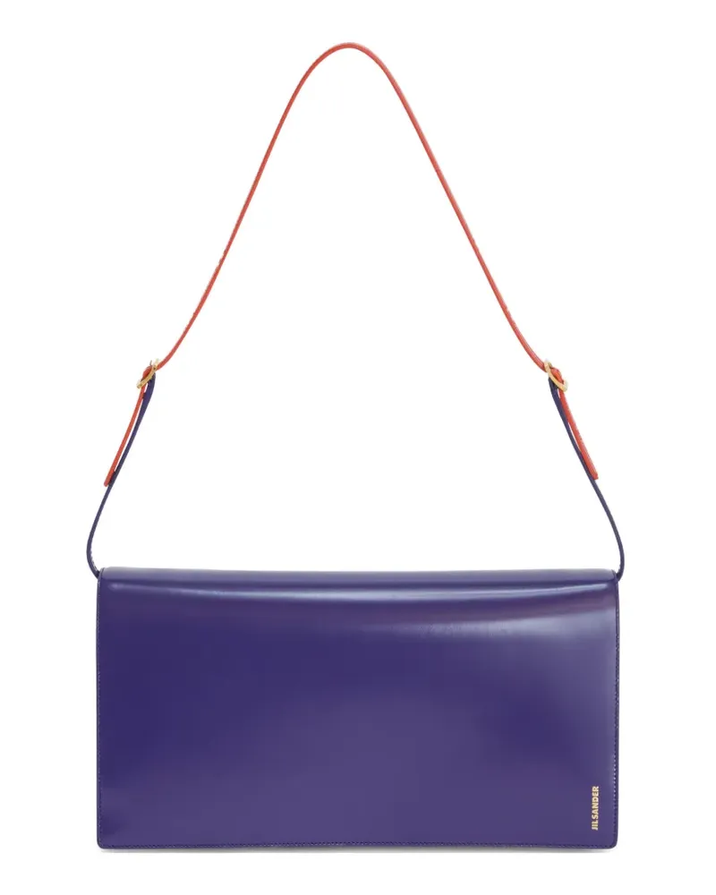 Jil Sander Mittelgroße File Schultertasche - Violett Violett
