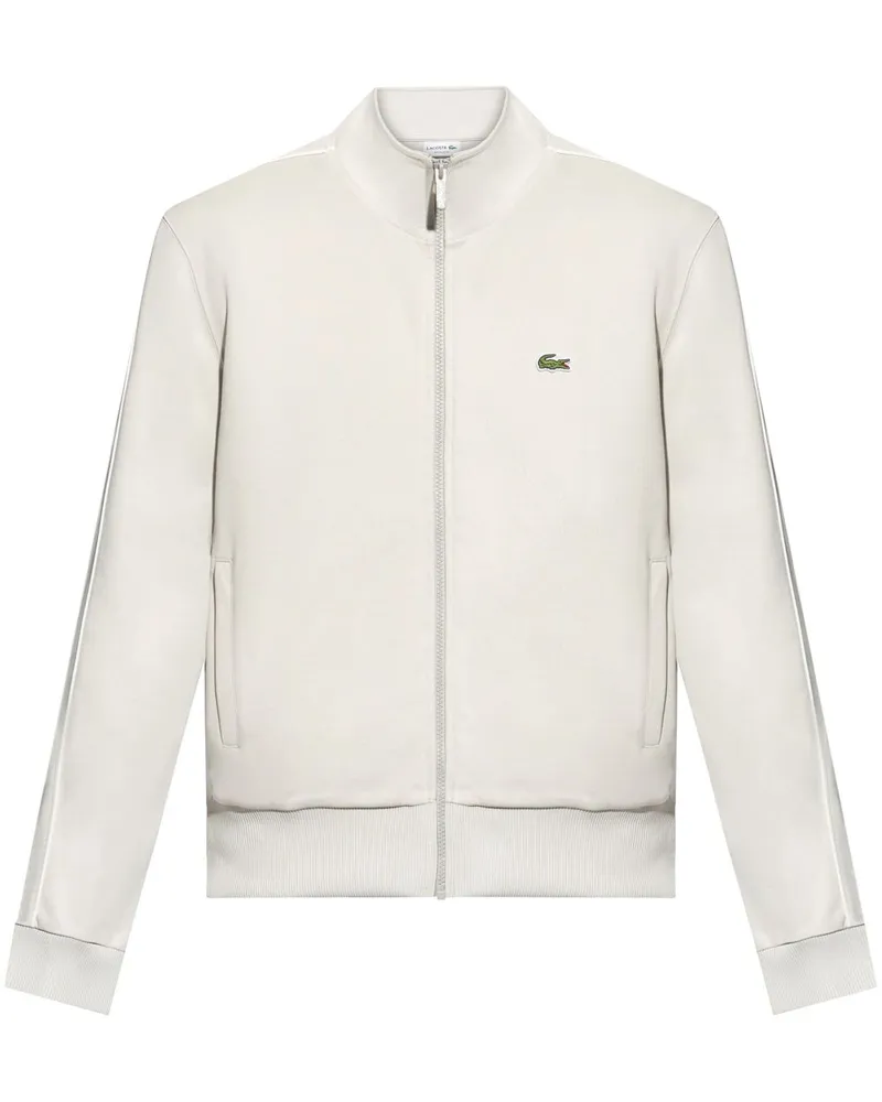 Lacoste Sweatshirtjacke mit Logo-Print - Weiß Weiß