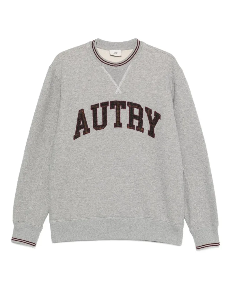 AUTRY Sweatshirt mit Logo-Stickerei - Grau Grau