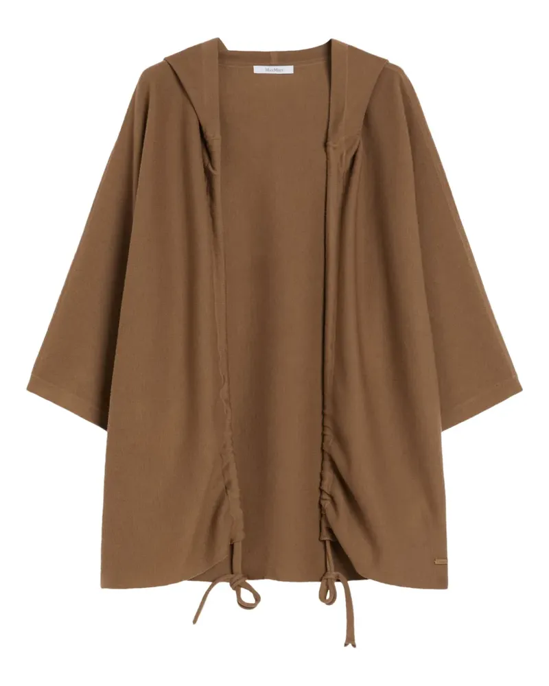 Max Mara Cardigan mit Kapuze - Braun Braun