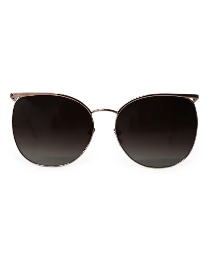 Linda Farrow cat-eye tinted sunglasses - Rosa Rosa