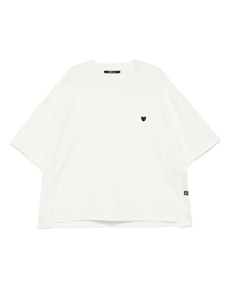 SONGZIO Cocoon over drop T-Shirt - Weiß Weiß