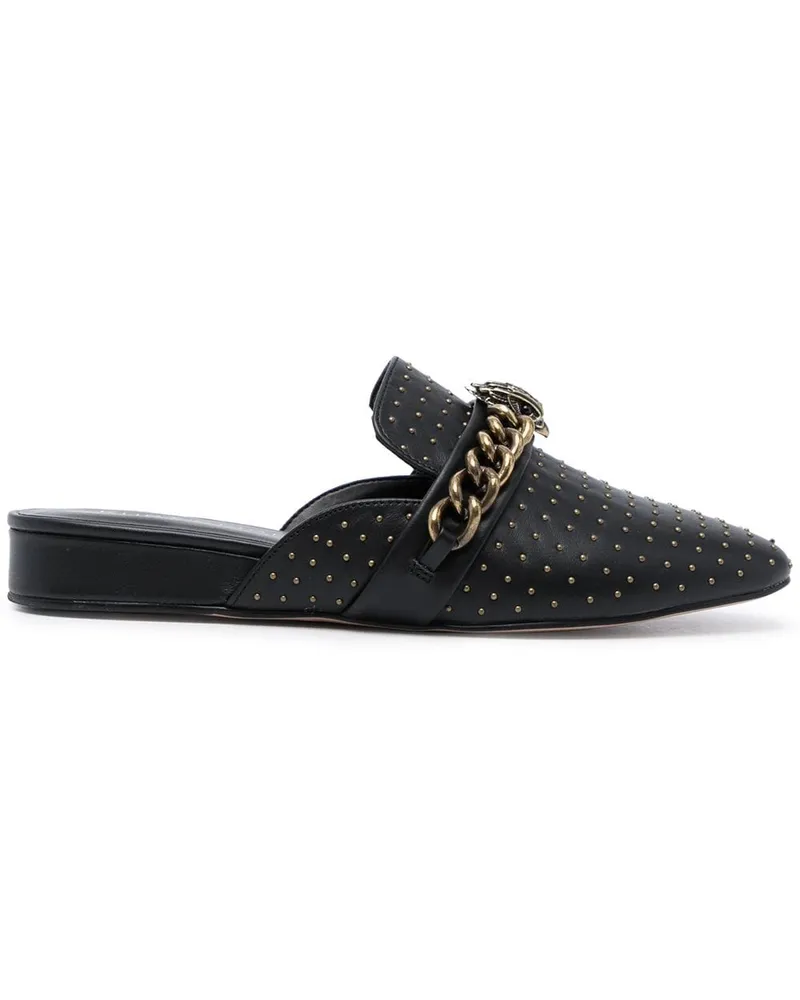 Kurt Geiger Chelsea Mules mit Kettenriemen - Schwarz Schwarz