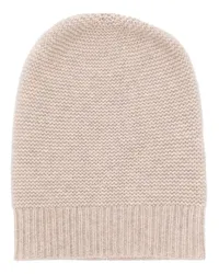 N.Peal Beanie aus Kaschmir Braun