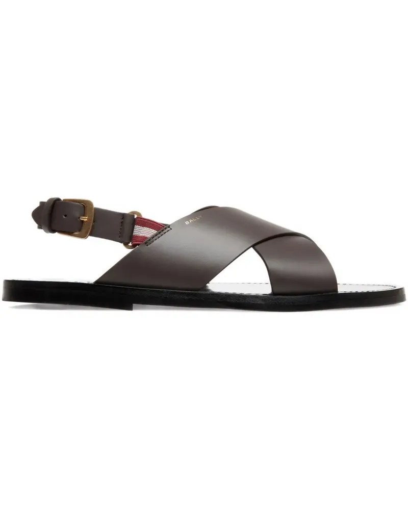 Bally Chateau Sandalen mit überkreuzten Riemen - Braun Braun