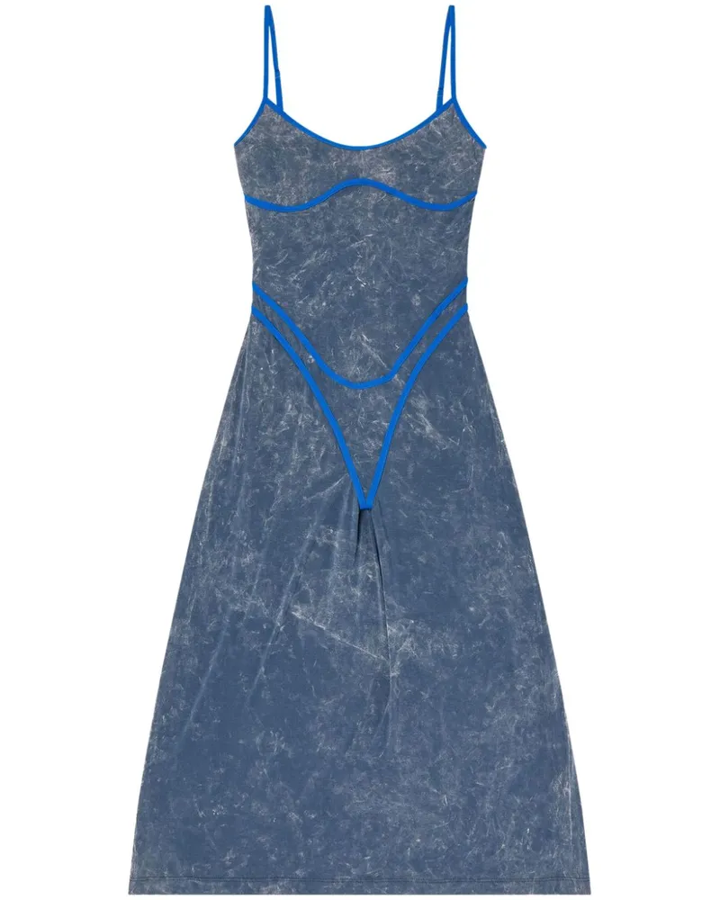 Diesel D-Wow Midikleid - Blau Blau