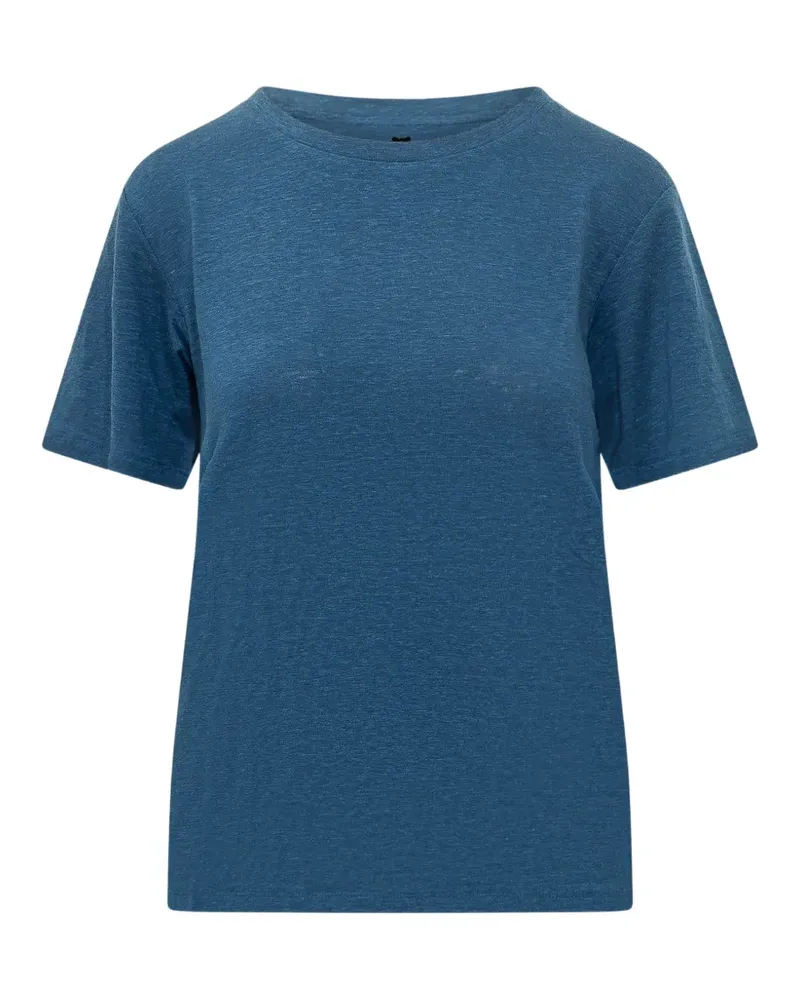 Max Mara T-Shirt mit Rundhalsausschnitt - Blau Blau