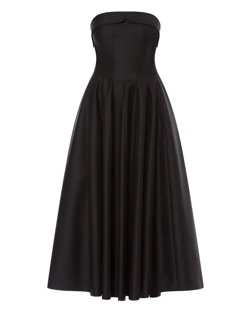 Alberta Ferretti strapless dress - Schwarz Schwarz