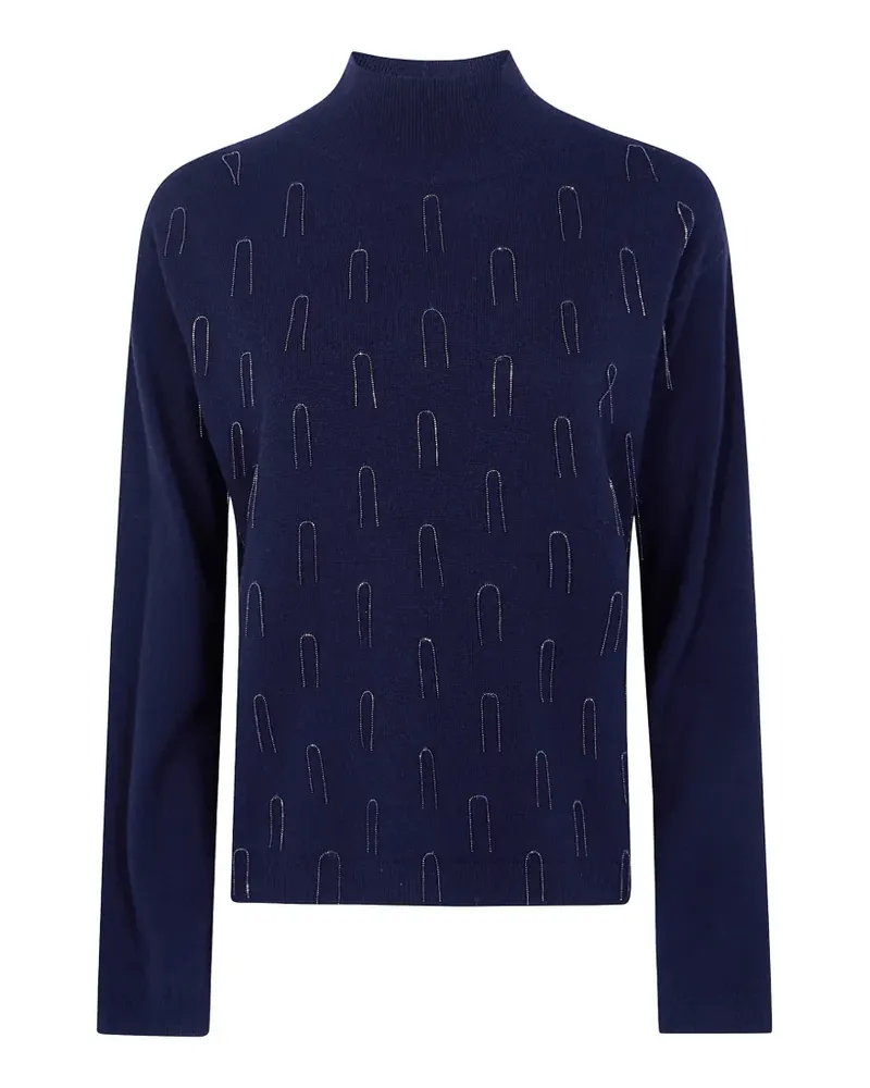 Fabiana Filippi Verzierter Pullover - Blau Blau