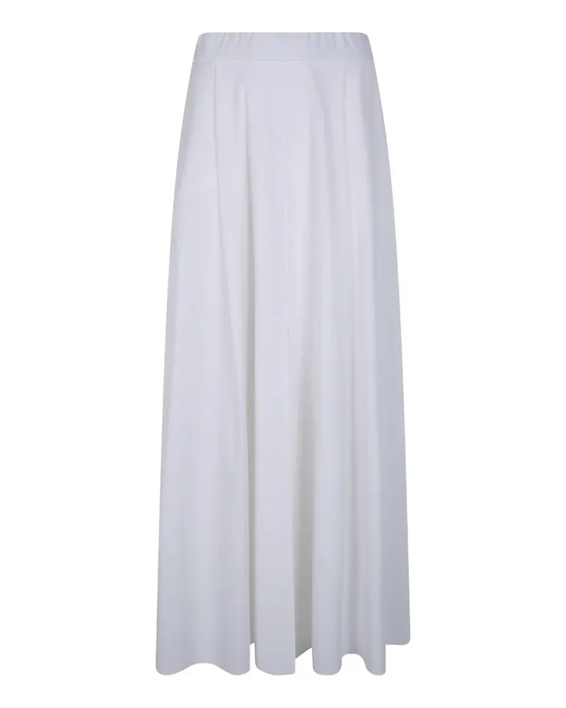 Pier Antonio Gaspari pleated midi skirt - Weiß Weiß