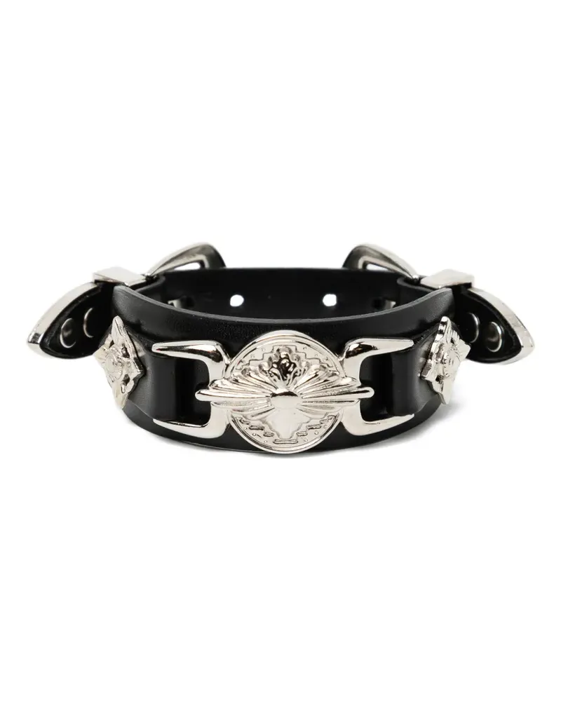 Toga Lederarmband mit Schnalle - Silber Silber