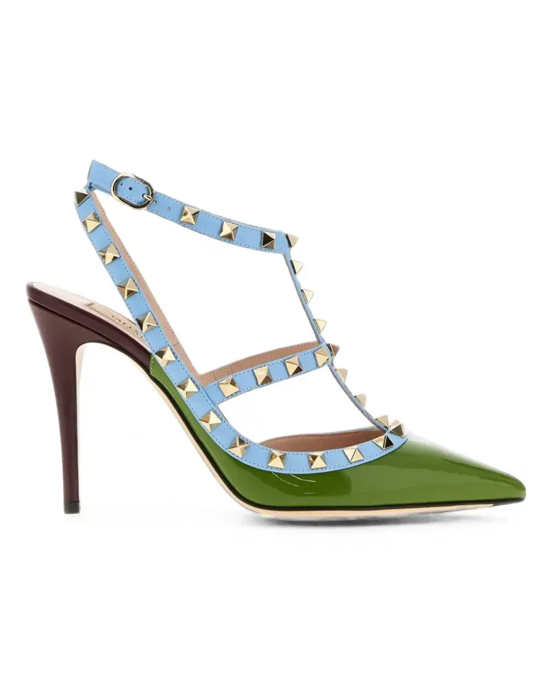 Valentino Garavani Rockstud Lackleder-Pumps - Grün Grün
