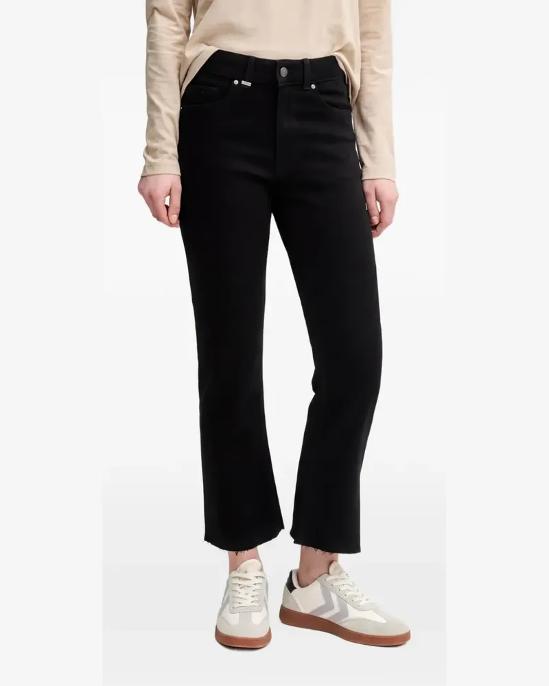 Benetton Jeans mit ausgestelltem Bein - Schwarz Schwarz