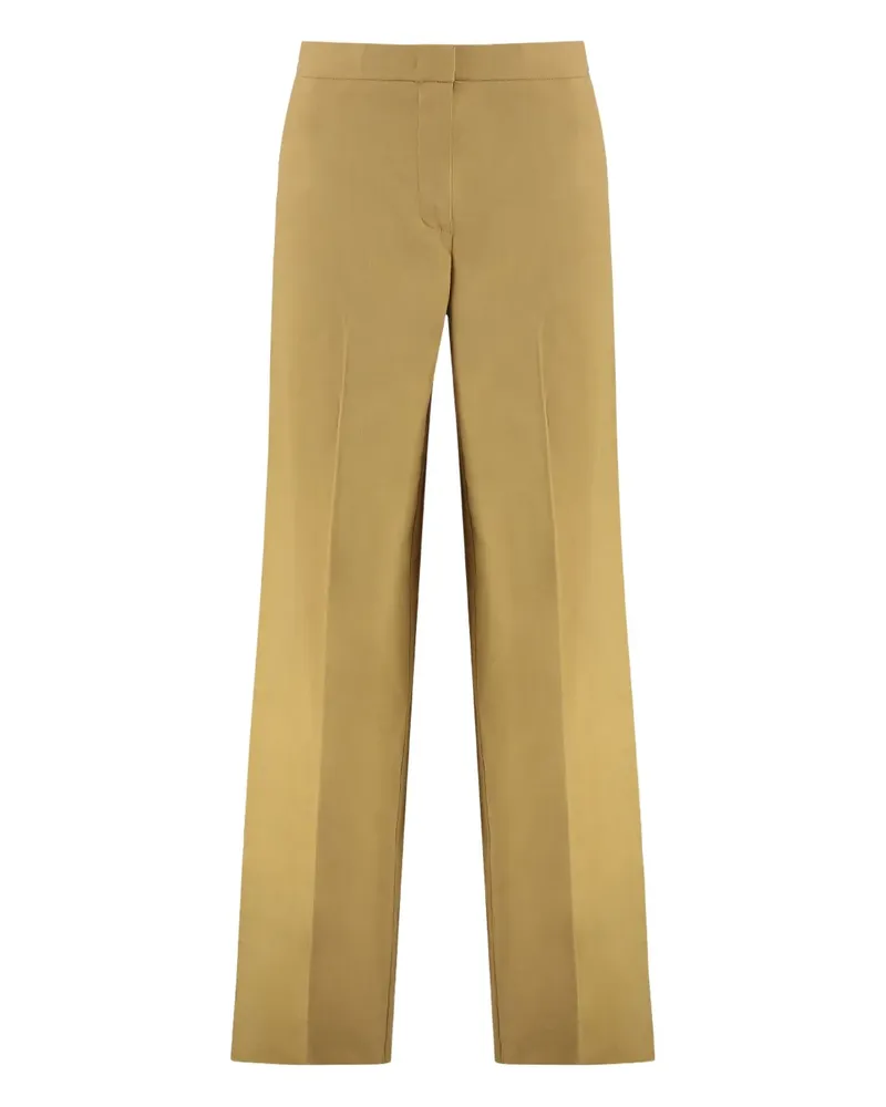 Pinko Hose aus Leinen - Grün Grün