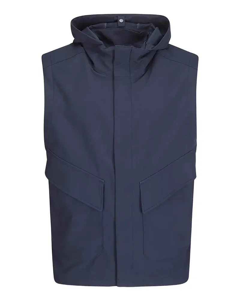C.P. Company hooded gilet - Blau Blau