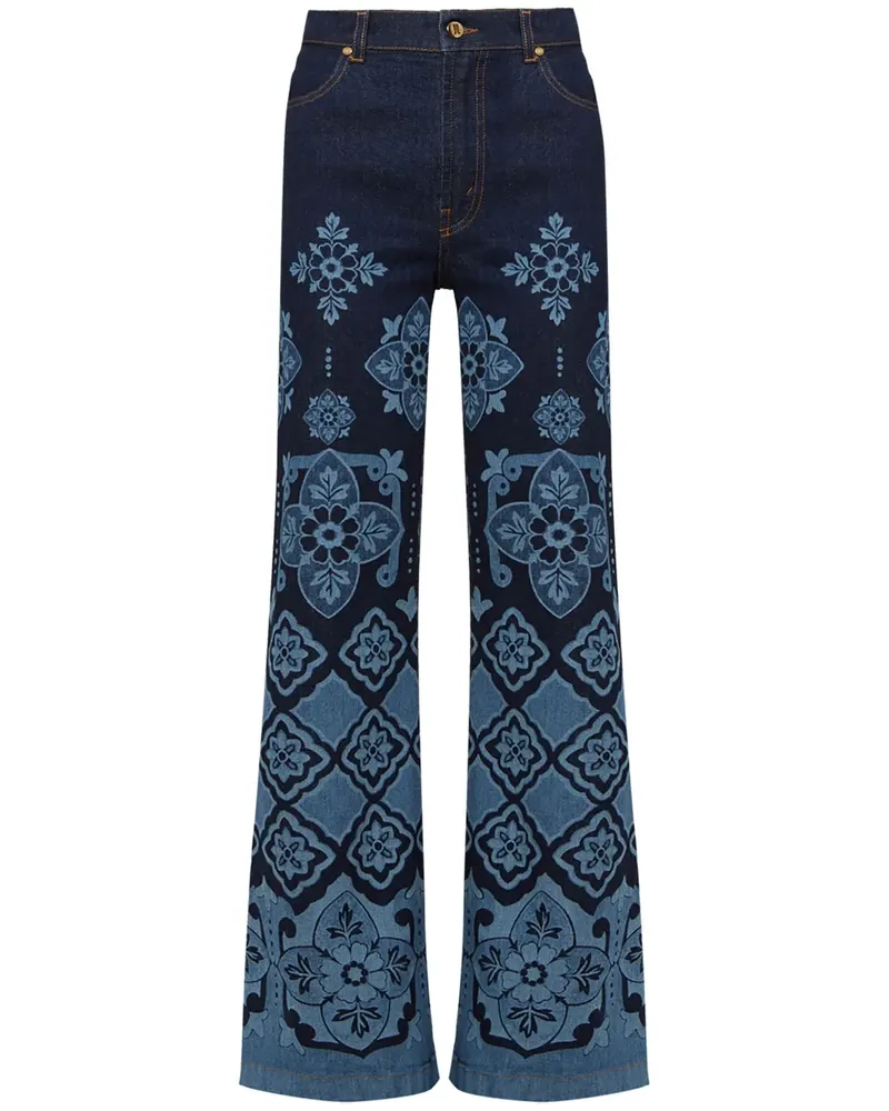 La DoubleJ Ausgestellte Jeans - Blau Blau