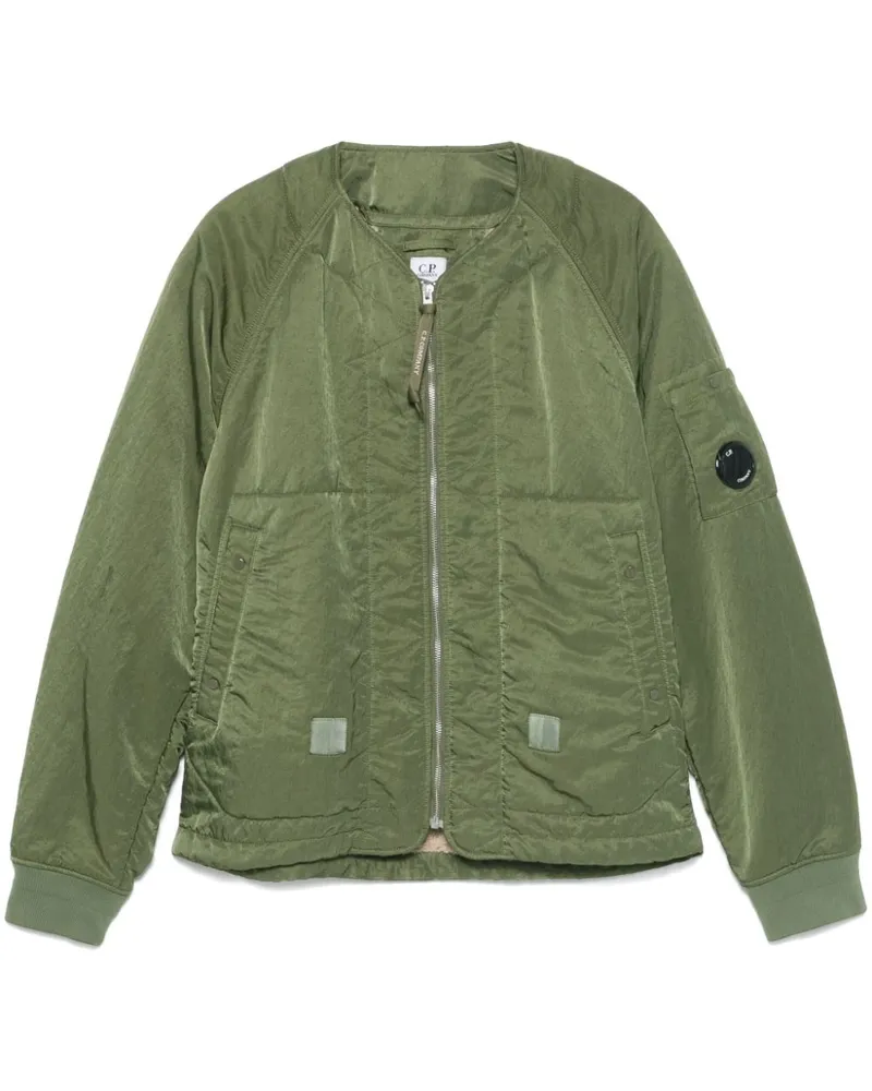 C.P. Company Bomberjacke mit Linsen-Detail - Grün Grün
