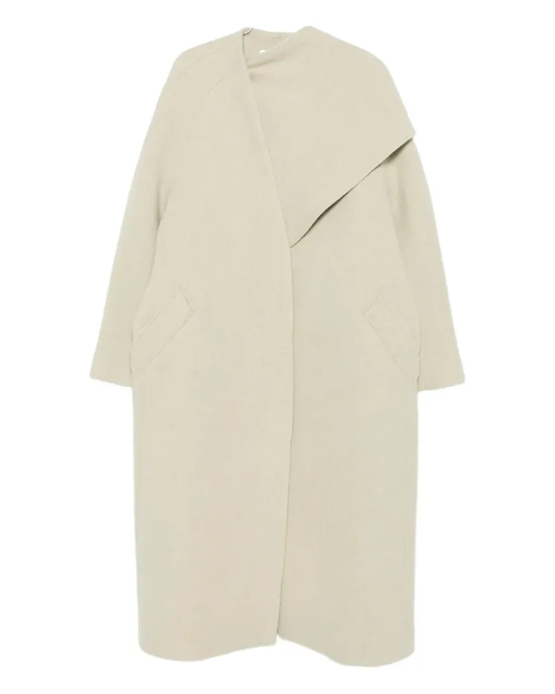 christian wijnants Callos asymmetric coat - Nude Nude