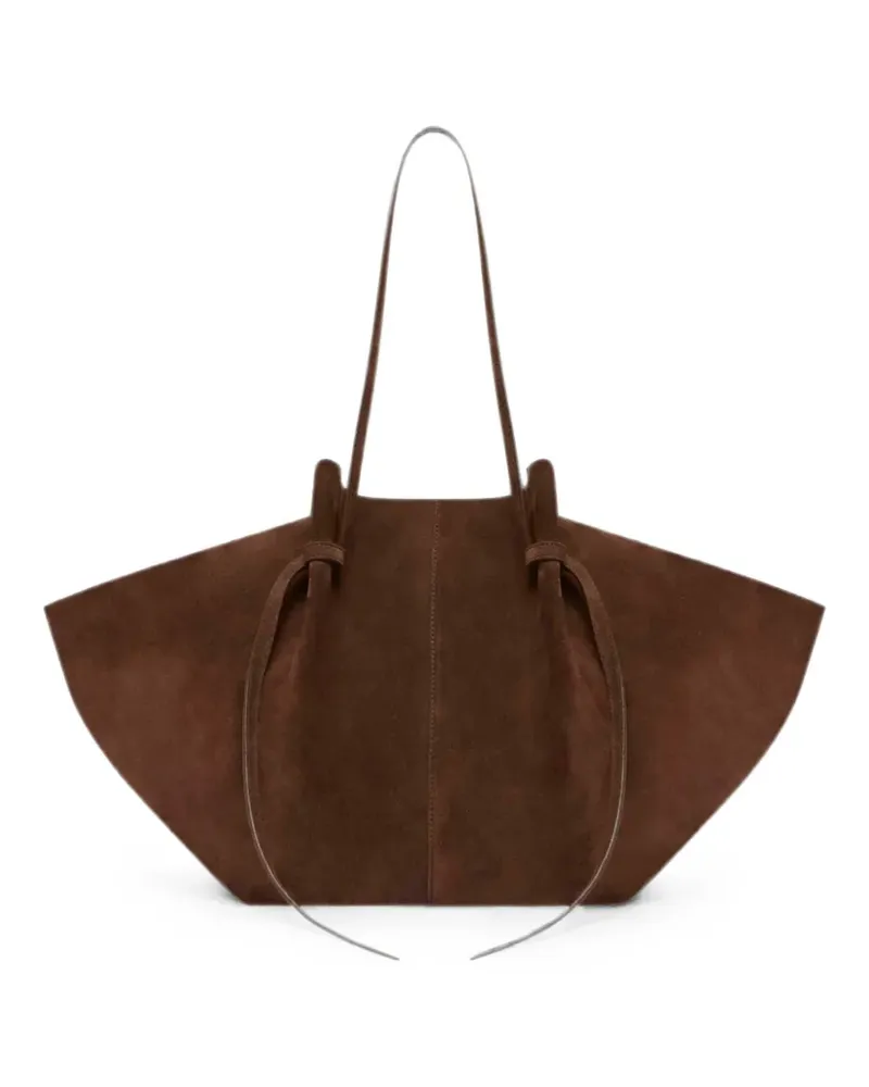 YUZEFI Mochi pleated shoulder bag - Braun Braun