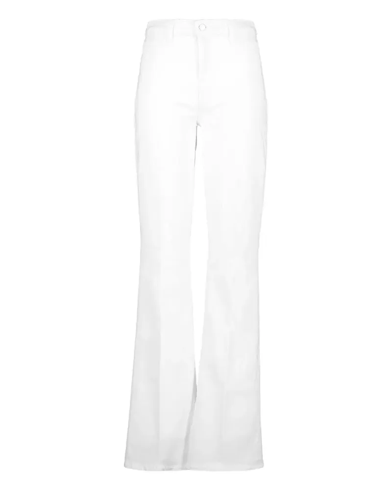 L'Agence Ali flared trousers - Weiß Weiß