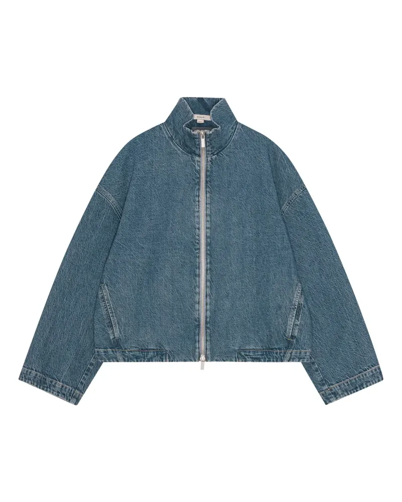REMAIN Jeansjacke mit Reißverschluss - Blau Blau