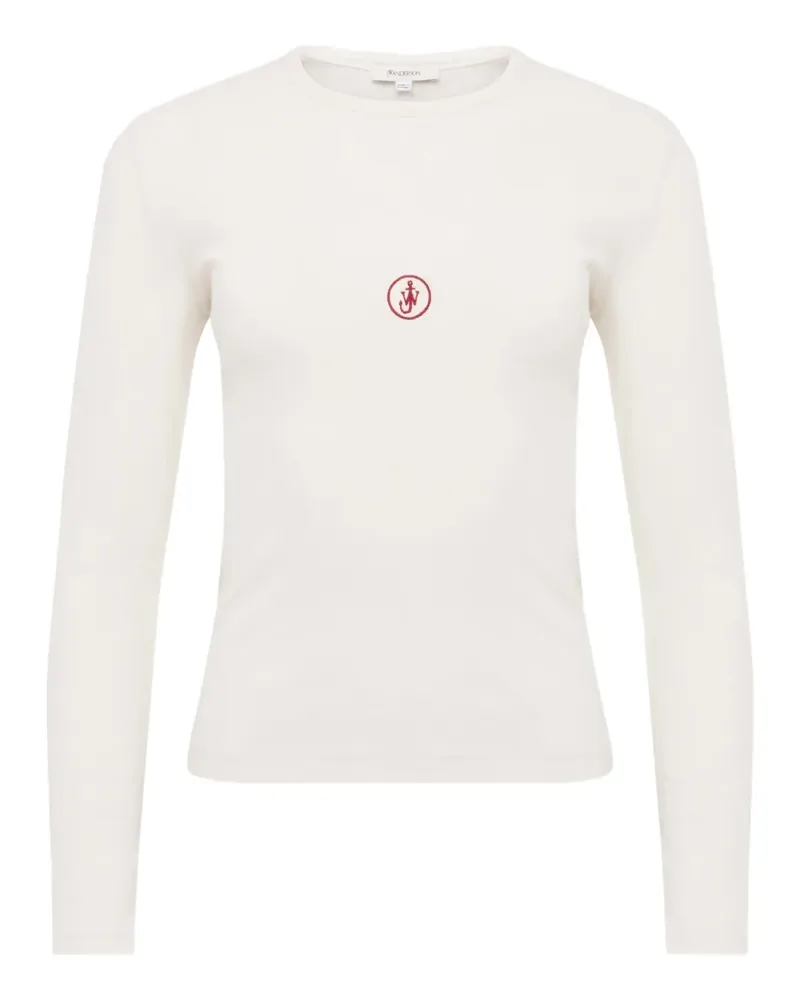 J.W.Anderson T-Shirt mit Logo-Stickerei - Weiß Weiß