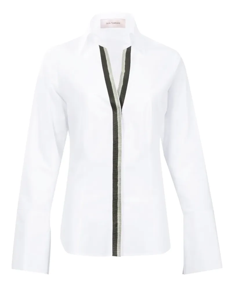 Silvia Tcherassi Andrea Hemd - Weiß Weiß