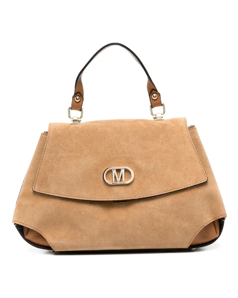 MARC ELLIS Deanna suede tote bag - Braun Braun