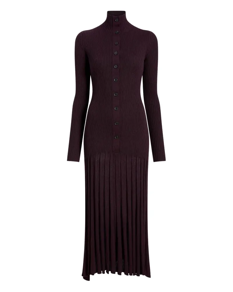 Proenza Schouler Geripptes Midikleid - Rot Rot