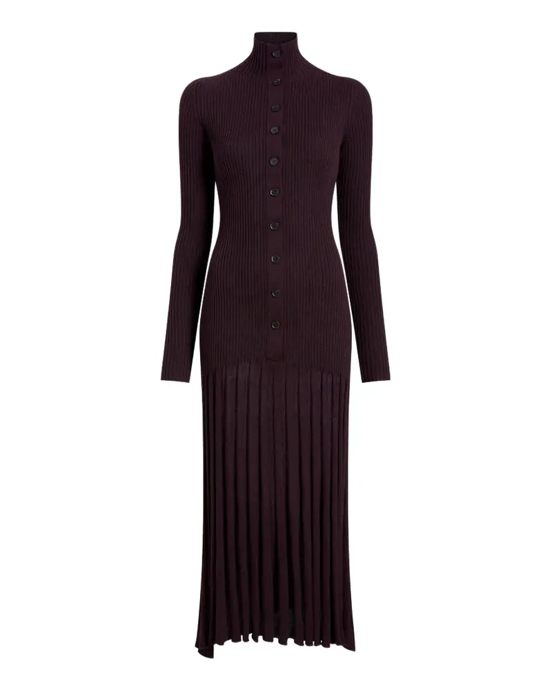 Proenza Schouler Geripptes Midikleid - Rot Rot