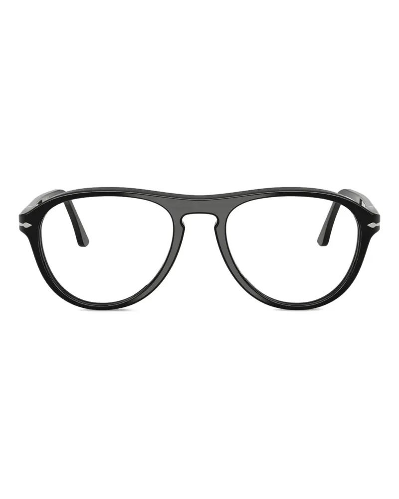 Persol Klassische Pilotenbrille - Schwarz Schwarz